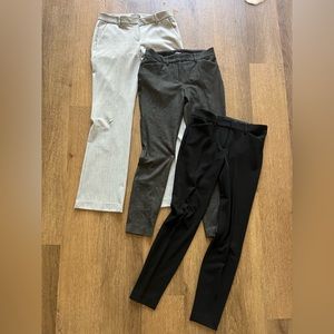 Bundle of Express Trousers! Editor Bootcut & Skinny, Size 4 Regular Length